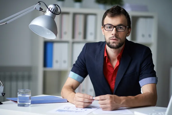 Arbete i ämbetet — Stockfoto