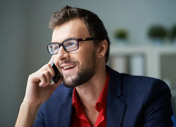 Cliente de telefonia — Fotografia de Stock