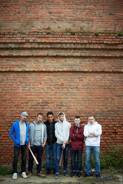 Group of gangsters — Stock Photo, Image