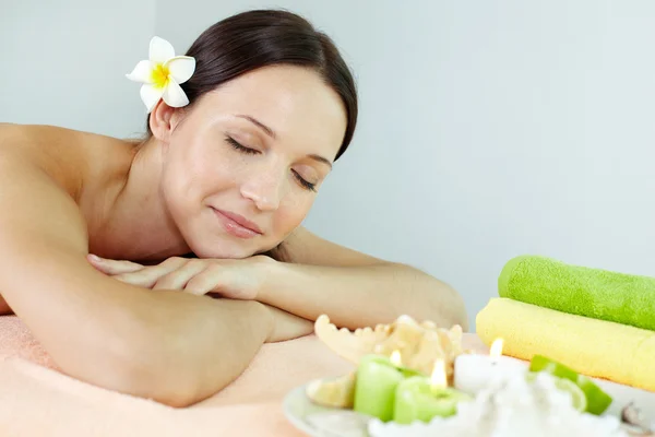 Spa ragazza — Foto Stock