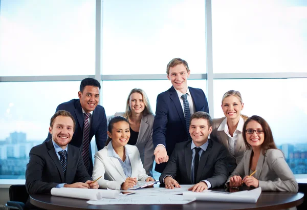 Grupo de colegas de trabalho — Fotografia de Stock