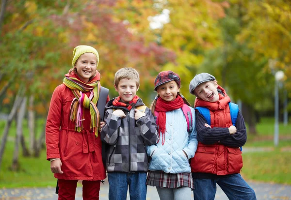 Vrienden van de school — Stockfoto