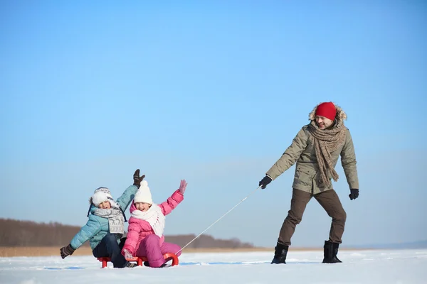 Recreação de inverno — Fotografia de Stock