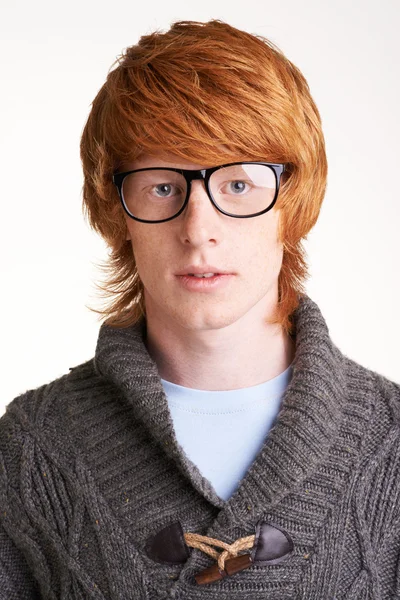 Ragazzo con gli occhiali — Foto Stock