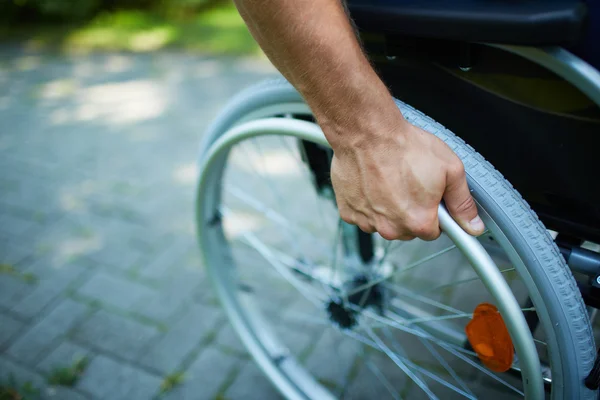 Rollstuhlfahrer — Stockfoto