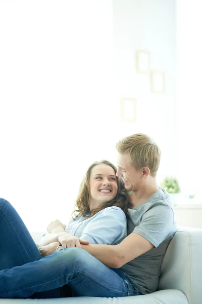 Restful couple Stock Photo