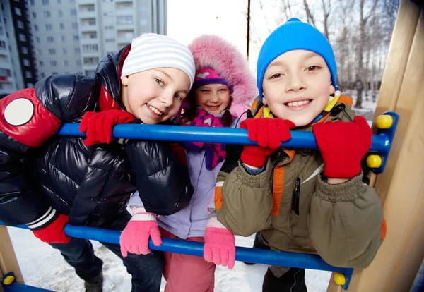 Friends on playground — Stock Photo, Image