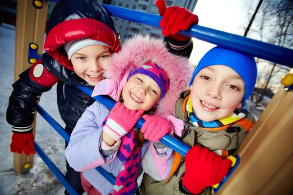 Friends on playground — Stock Photo, Image