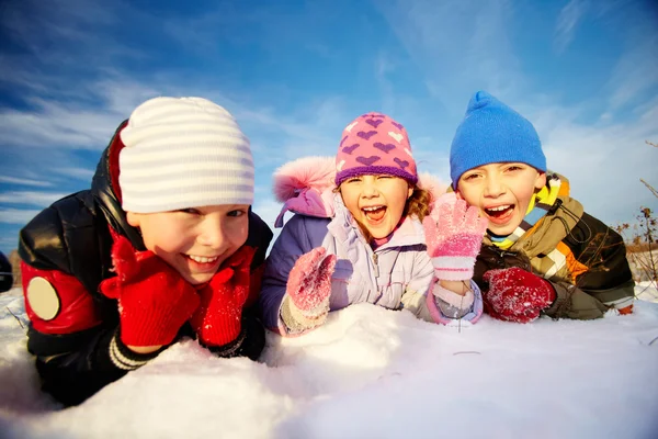 Disfrutando del invierno — Foto de Stock