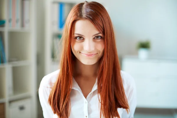 Ginger-haired girl — Stock Photo, Image