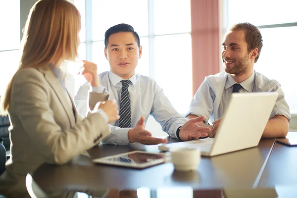 Socios comerciales — Foto de Stock