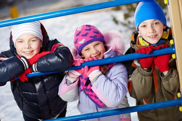 Groep van jonge geitjes — Stockfoto