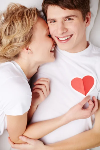 Happy lovers — Stockfoto