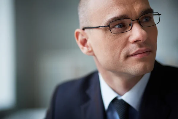 Rostro del hombre de negocios — Foto de Stock