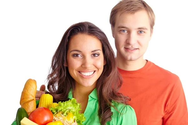 Pareja de vegetarianos —  Fotos de Stock