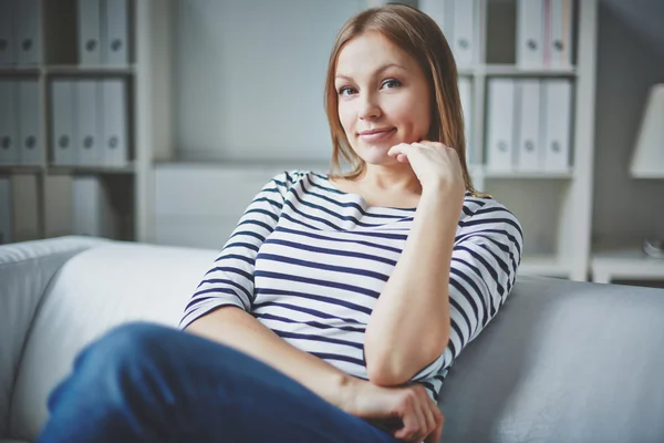 Resting at home — Stock Photo, Image