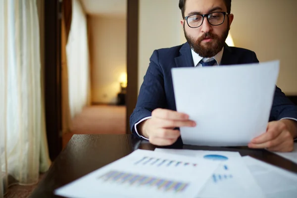 Businessman in office — Stock Photo, Image