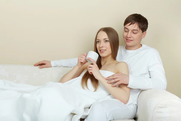 Restful couple — Stock Photo, Image