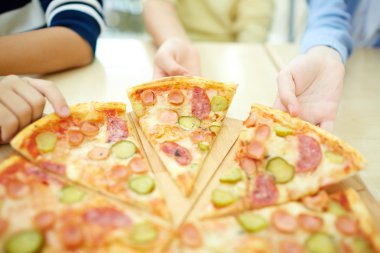 iştah açıcı pizza
