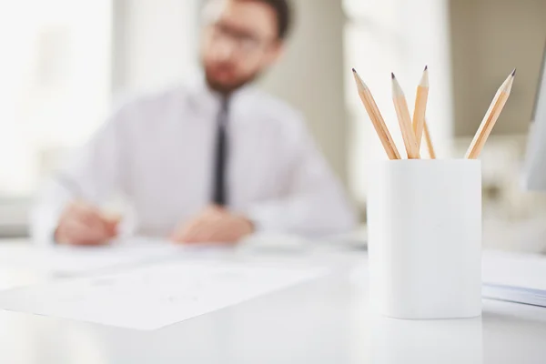 Verschillende potloden — Stockfoto