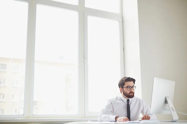 Umtriebige Büroangestellte — Stockfoto