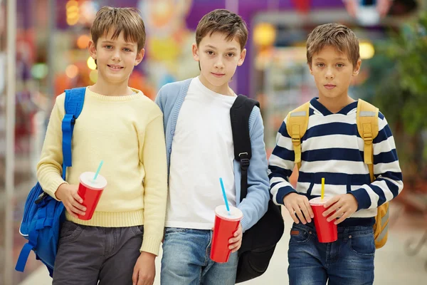 Modern schoolboys — Stock Photo, Image