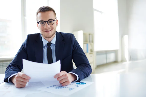 Werkgever in office — Stockfoto