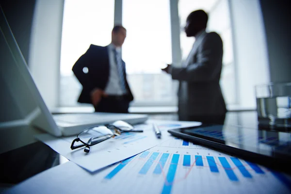 Local de trabalho em funções — Fotografia de Stock