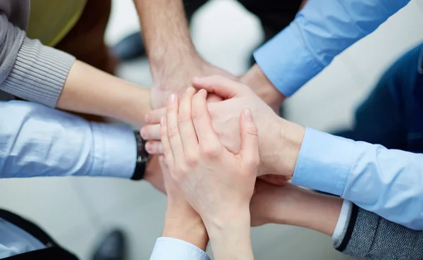 Pile of hands — Stock Photo, Image