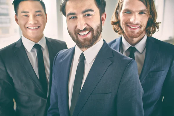 Hombre de negocios alegre — Foto de Stock