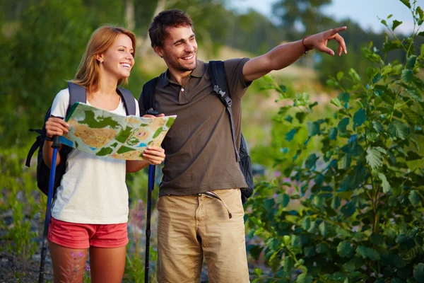 Young hikers — Stock Photo, Image