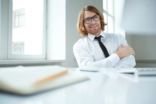 Happy worker — Stock Photo, Image