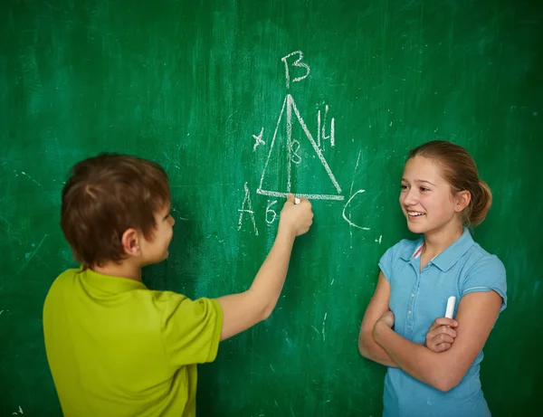 Estudantes inteligentes — Fotografia de Stock