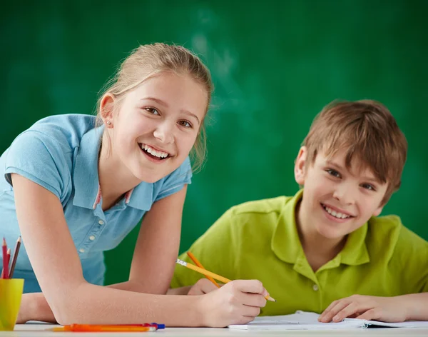 Clevere Studenten — Stockfoto