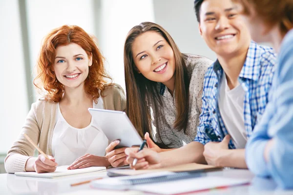 Studenti amichevoli — Foto Stock