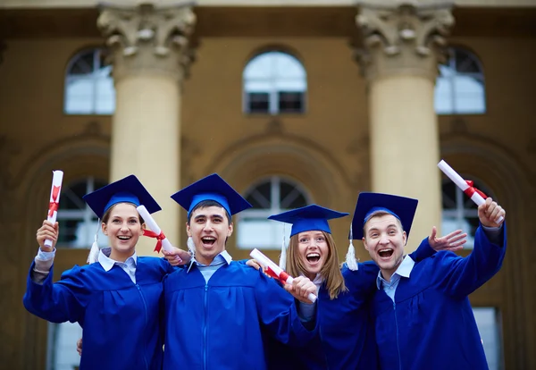 Afstuderen opwinding — Stockfoto