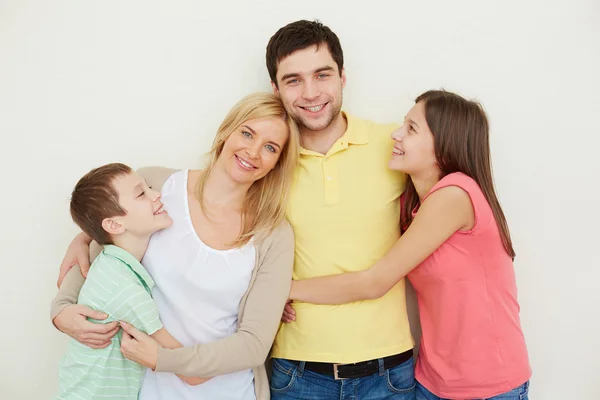 Affectionate family Royalty Free Stock Images