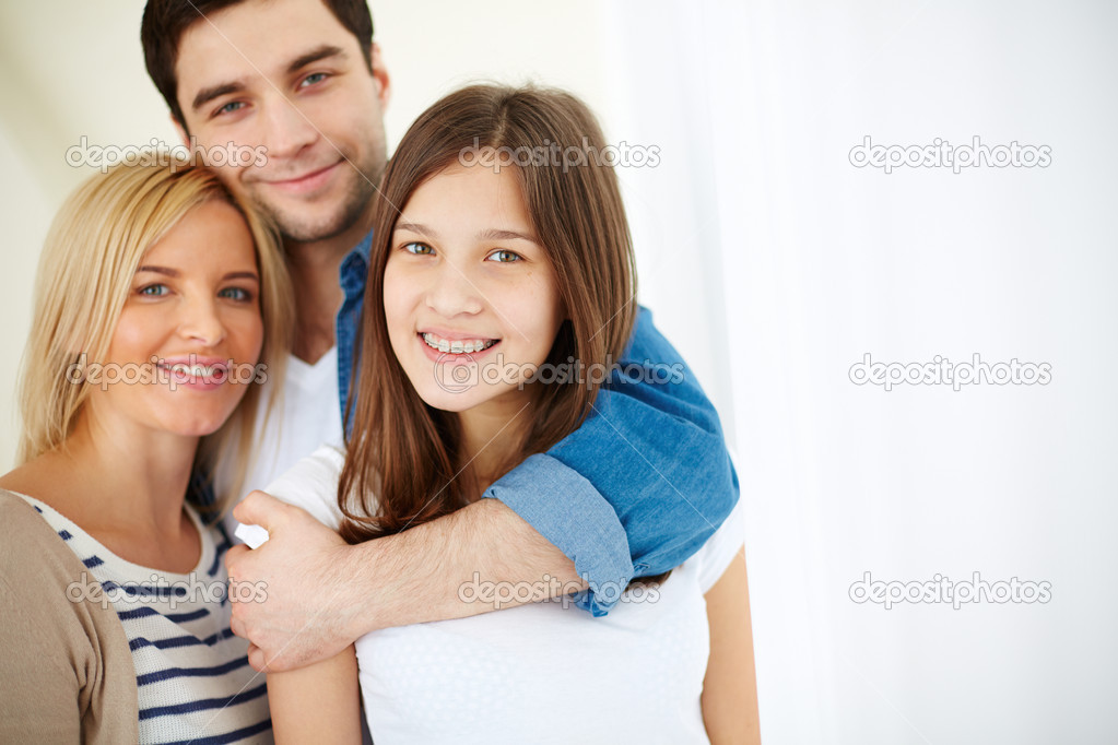 Affectionate family