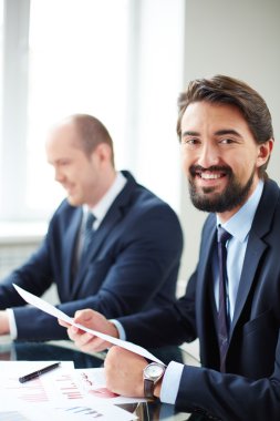 iş adamları iş başında