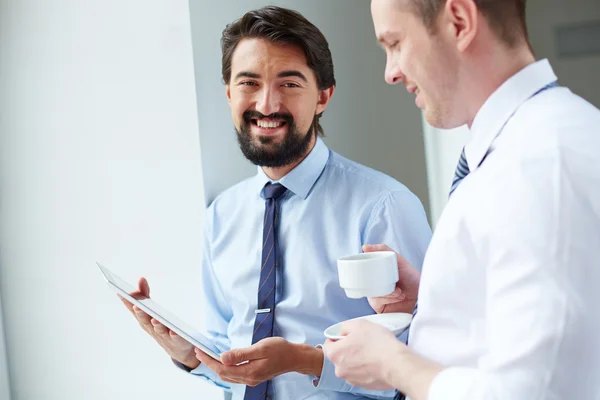 Businessmen at meeting — Stock Photo, Image