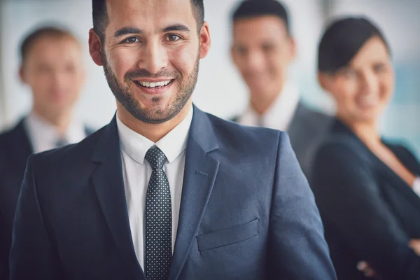 Leider van team — Stockfoto