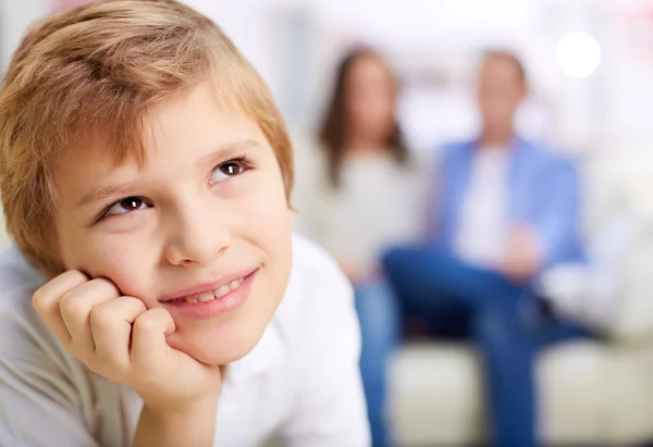 Lachende jongen — Stockfoto