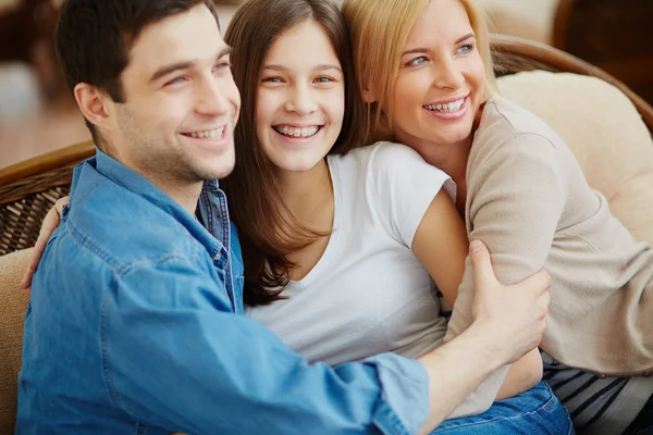 Familia feliz — Foto de Stock