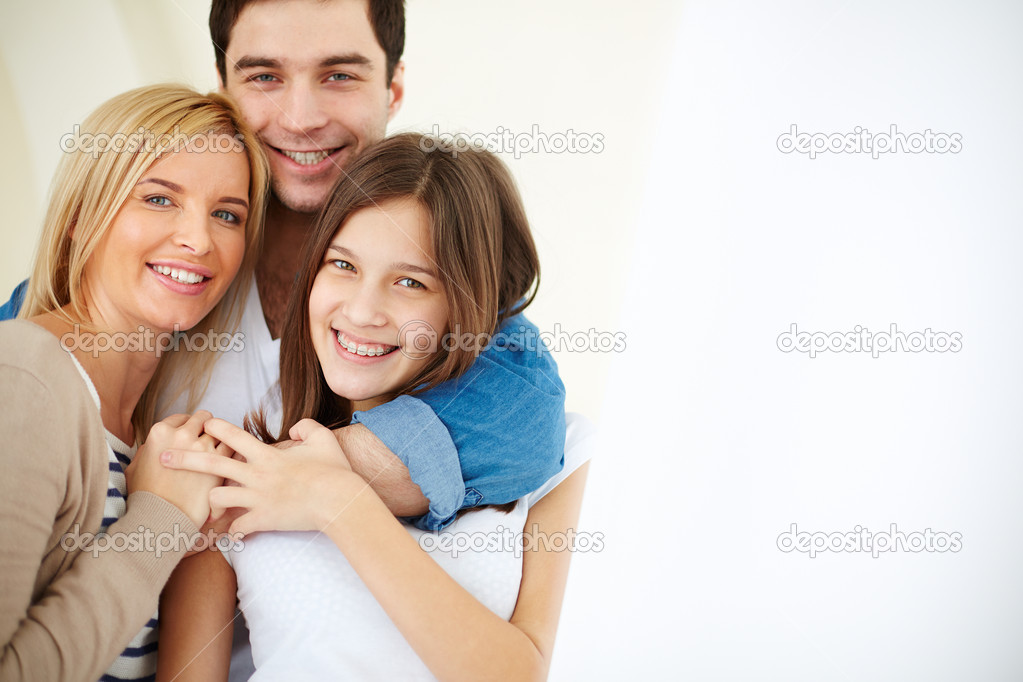 Joyful family
