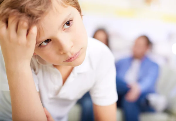 Serious boy — Stock Photo, Image