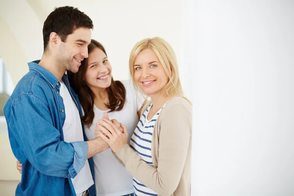 Familia de tres — Foto de Stock