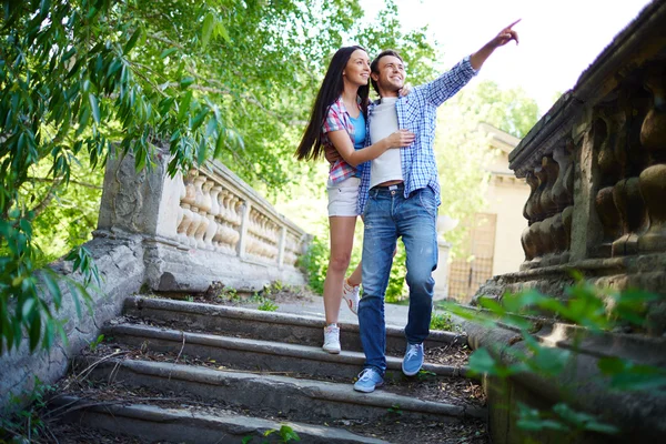 Antik kenti ziyaret seyahat etmek — Stok fotoğraf