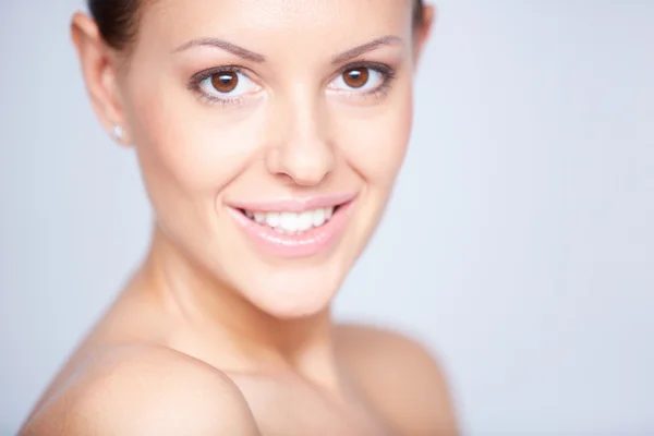 Face of pretty woman — Stock Photo, Image