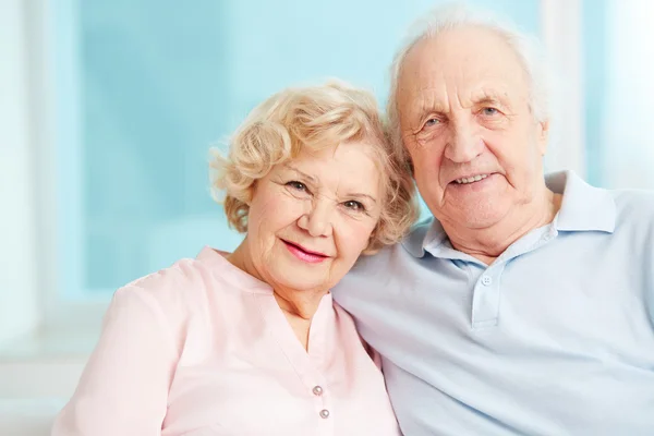 Candid senior couple Royalty Free Stock Images