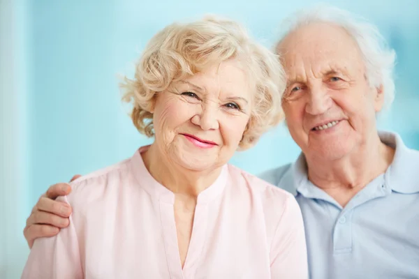 Smiling seniors Stock Image